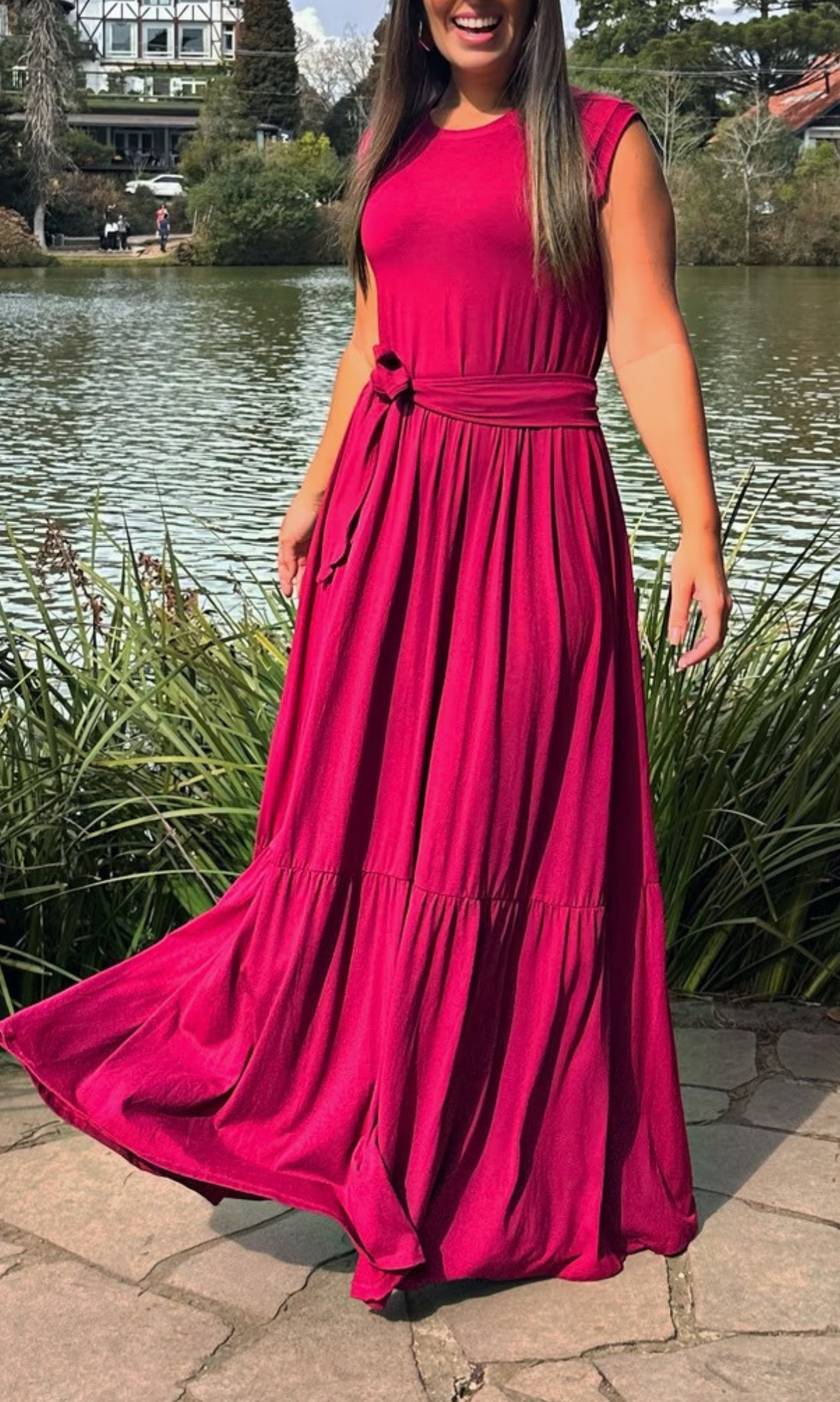 Vestido Marias Framboesa