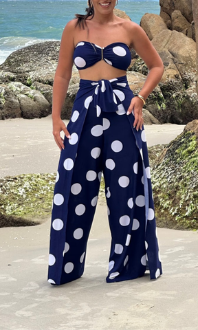 Conjunto Macacão - Poá Marine