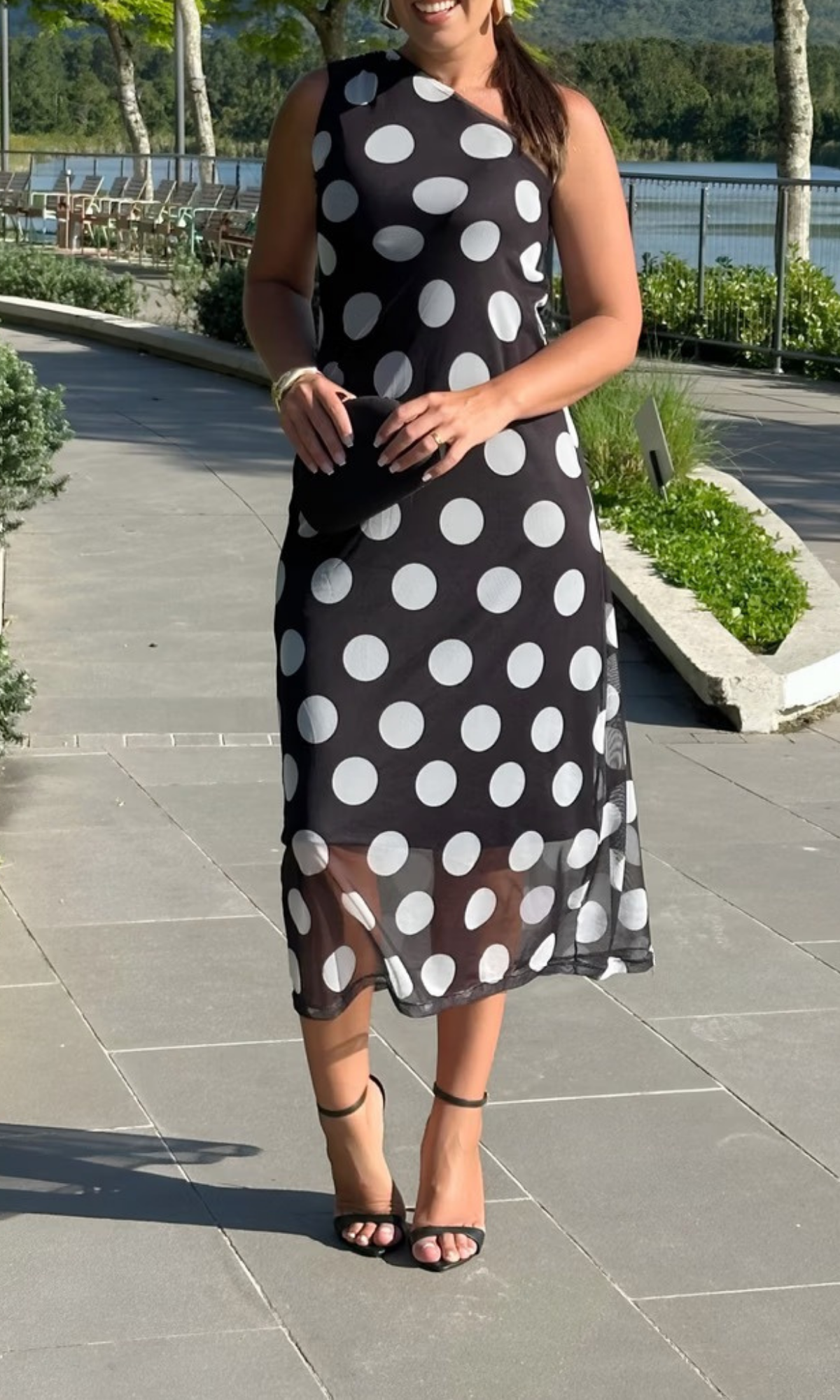 Vestido CHARM POÁ PRETO