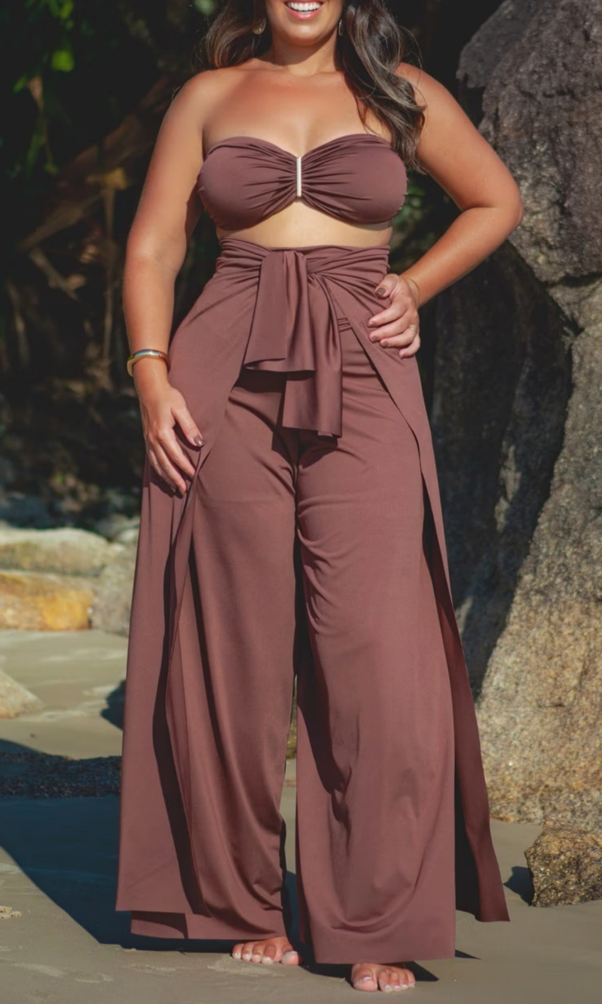 Conjunto Macacão - Tons Terrosos