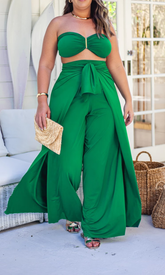 Conjunto Macacão - Verde Bandeira