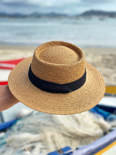 Chapéu Baho Preto - Palha Escura