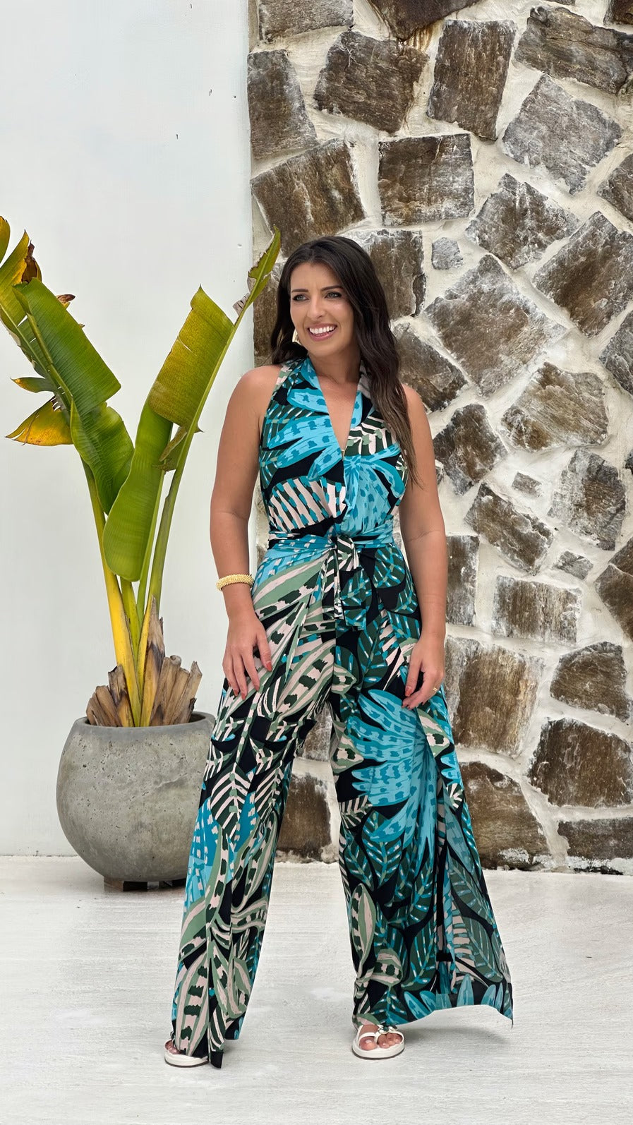 KIT TRÊS PEÇAS CALÇA MACACÃO FLORA PRETA